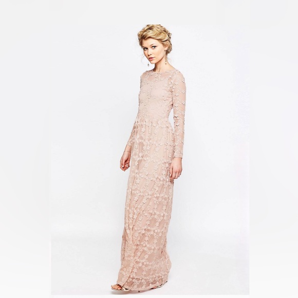 True Decadence Petite Allover Floral
Applique Maxi Dress Size Small - Picture 1 of 9